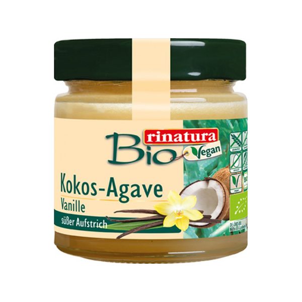 Crema de cocos cu agave si vanilie BIO Rinatura - 200 g